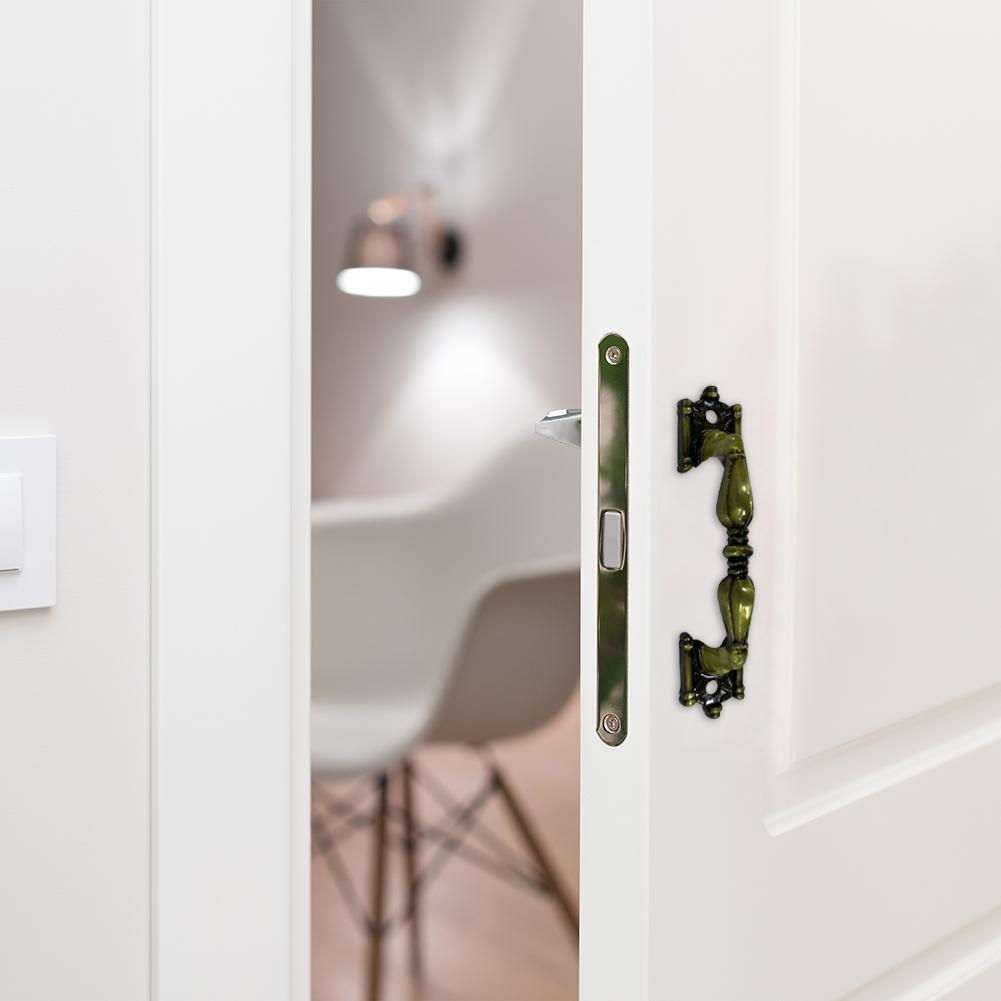 Green Bronze Drawer Handle Vintage Door Lock Handle Multi-function Antique Portable Chinese Style Practical Furniture Hardware