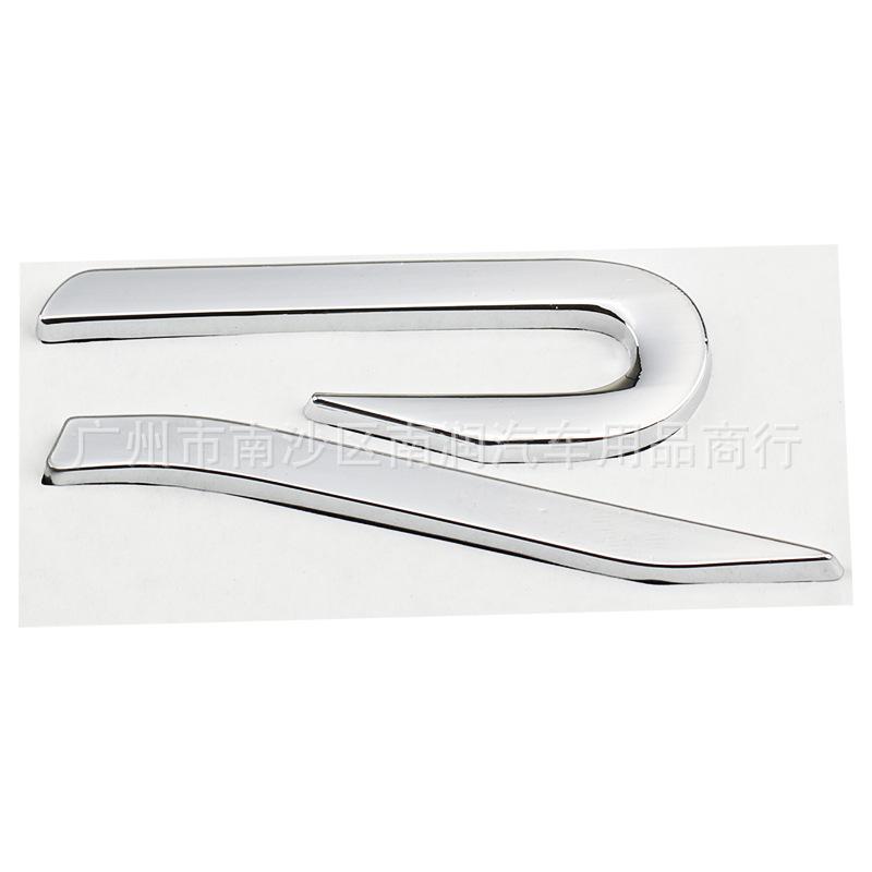 Alloy Car Front Grille Emblem Rear Trunk Sticker for Volkswagen VW New R Rline Badge GTI BORA GOLF PASSAT Polo SCIROCCO T-ROC