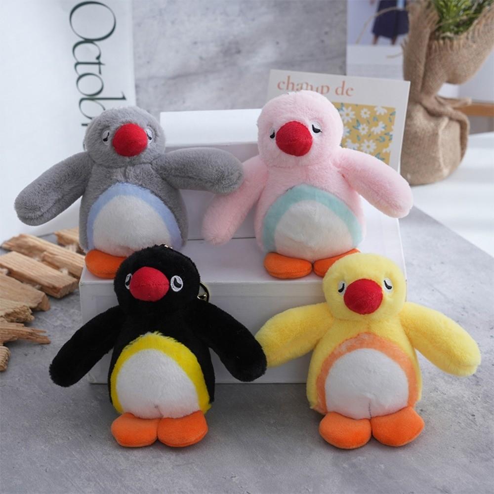 Funny Pingu Doll Pendant Stuffed Animal Stuffed Penguin Keychain  Backpack Charm