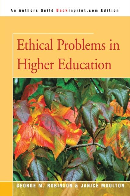 Buch Ethical Problems In Higher Education