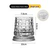 Premium Rotating Crystal Glass Tumbler: Decompression Spin Cup for Wine, Whiskey, or Beer