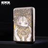 Zorro Three Generations Windproof Pure Copper Kerosene Lighter with Creative Zhaojila Mu Engraving for Men