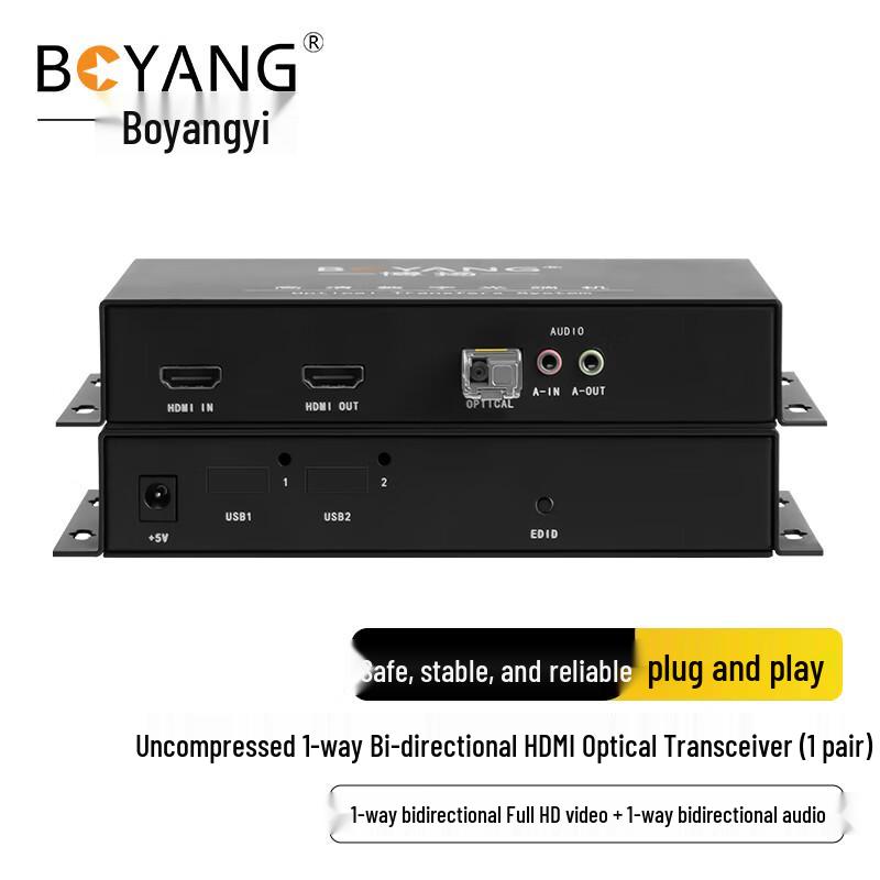 Boyang HDMI & Multi-Service Glasfaser-Transceiver