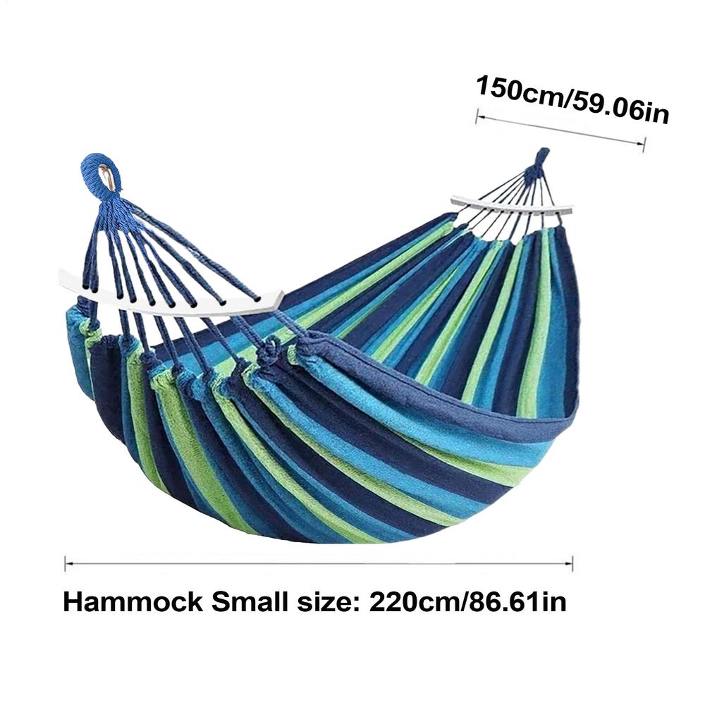 Кресло-гамак качели Двойное качающееся кресло Удобный утолщенный холст Качающийся кокон Противоопрокидывание для террасы пляжа спальни детской