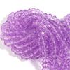 3/4/6/8/10mm Light Purple Faceted Crystal Beads Glass Loose Spacer Beads For Jewelry Making DIY Bracelets Necklace Accessories