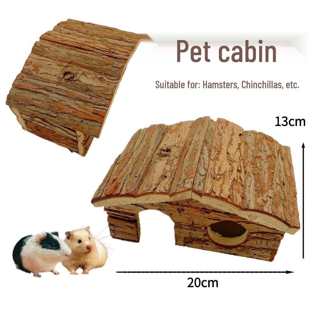 Wooden Hideout & Play Toys for Hamsters, Rats & Rabbits