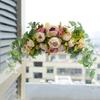 Artificial Flower Swag Wedding Arch Decoration for Wedding Reception Backdrops Wedding Ceremony Sign Flower Decoration