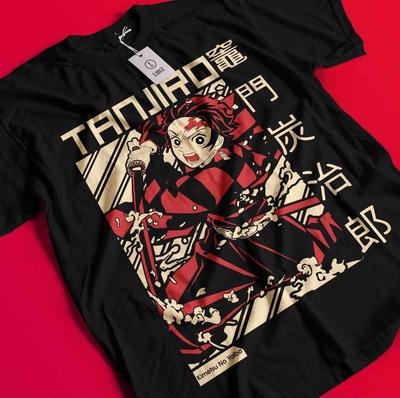 Demon Slayer Shirt Tanjiro King Tshirt Nezuko T-Shirt Muzan Doma Tee Zenitsu TDK BB1000