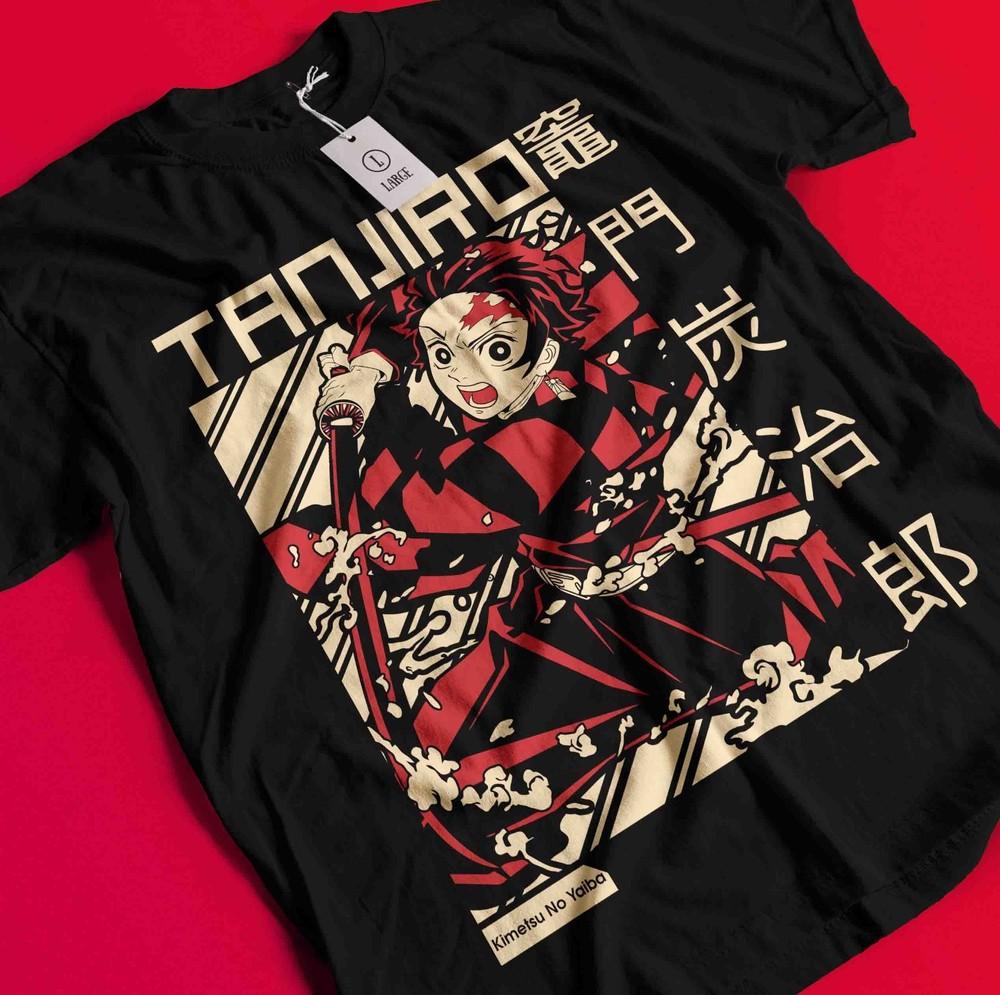 Demon Slayer Shirt Tanjiro King Tshirt Nezuko T-Shirt Muzan Doma Tee Zenitsu TDK BB1000