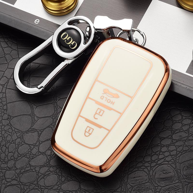 Toyota Key Case Cover for Highlander, Corolla, Crown, Prado, and Levin Models