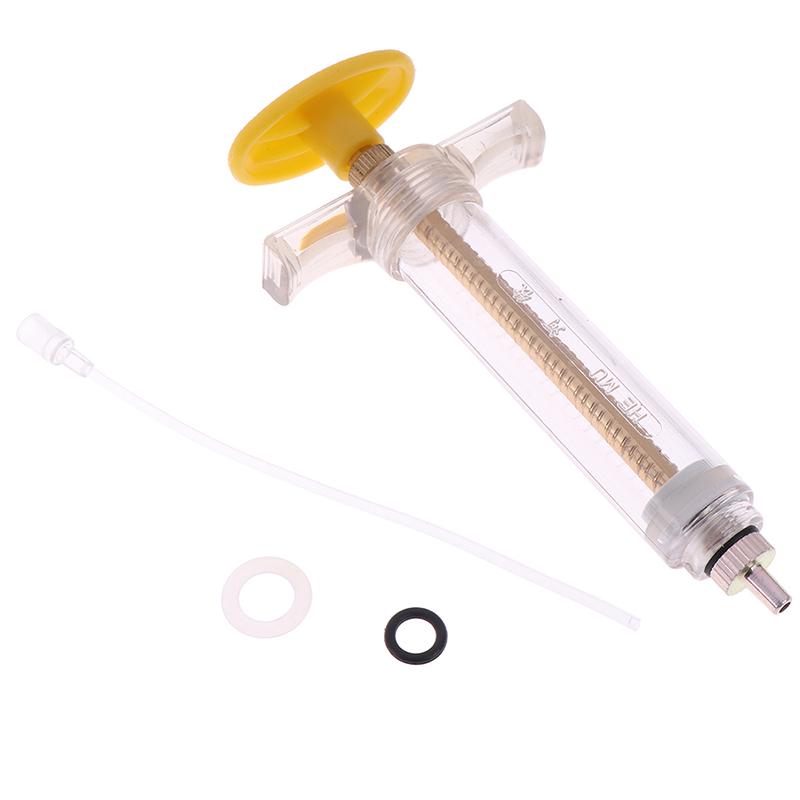 Tubo per siringa con testa in rame, alimentatore per pulcini da 10 ml, iniettore per siringa per alimentazione di uccelli