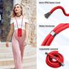 Coque Bandoulière - BOOLING - pour iPhone 17 Pro - Silicone Liquide Souple Rouge