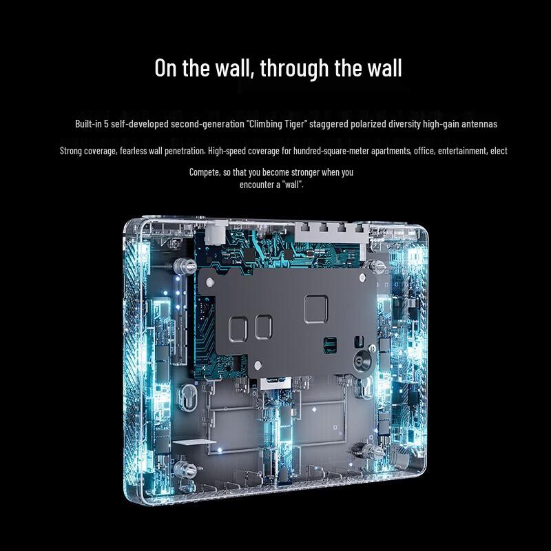 ZTE AX3000 WiFi 6 Wall-Mounted Mesh Router (CN Version)