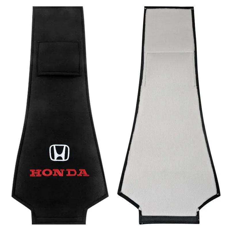 For Honda 1/2pcs Car Accessories Seat Headrest Protective Covers For Honda Civci CRV Accord Mugen Prelude FIT City CRZ CRX Jazz