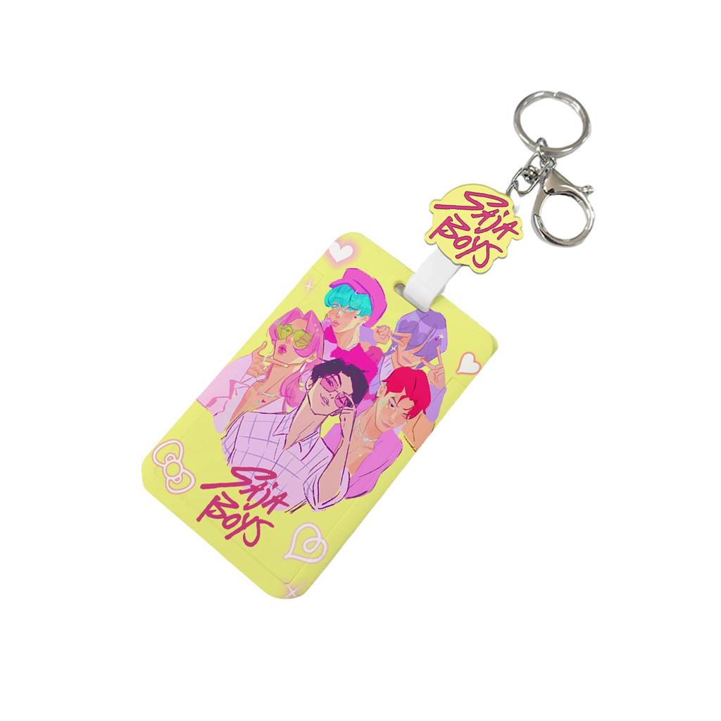 Push Pull Sliding Acrylic Card Sleeve