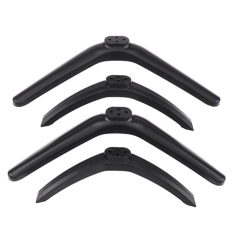 Base Bracket Stand Legs Tabletop For Tv Stand Legs 50 55 Inch Tv Stand With 4 Screws Tv Substitute Pedestal Feet Black