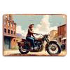Vintage  Motorcycle  Metal Tin Signs Poster Plate Wall Decor for Home Bars Garage Cafe Clubs Retro Posters Plaque