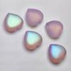 In-Stock Heart-Shaped Moonstone Color Glass Gemstone for Jewelry Accessories