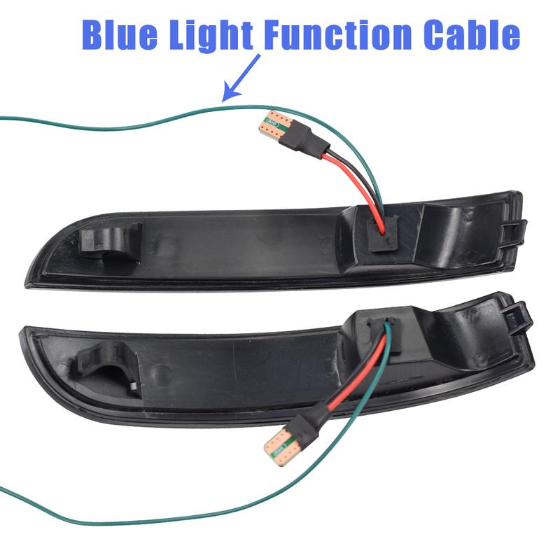 1Pair Flowing Dynamic Indicator Turn Signal Light LED Side Wing Mirror Blinker For Ford Kuga II DM2 Van Escape EcoSport 2013-19