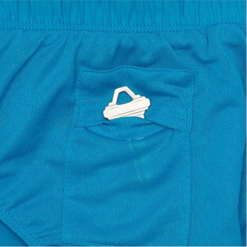 Asics Logo Print Polka Dot Lace-Up Mid-Waist Casual Shorts Men Bottoms Island-Blue Performance-Black 2011C835-403