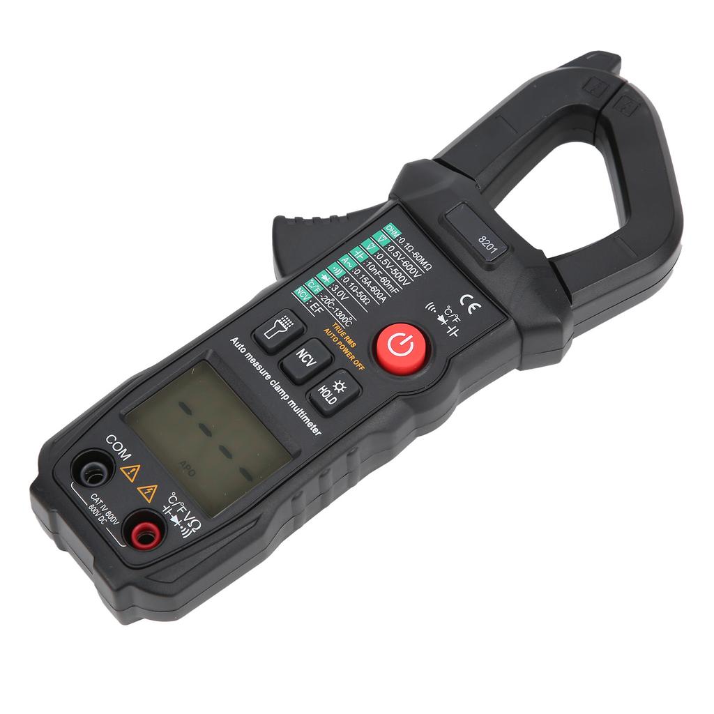 ET8201 600A 600V AC DC Stromzange Intelligente Automatische Erkennung Hohe Genauigkeit Multimeter
