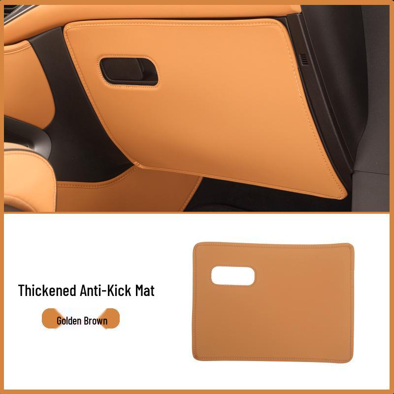 Denza D9 Leather Seat Kick Mat and Door Protection Car Accessories