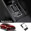 LHD RHD For Mazda 3 BP - ABSwindow rise switch panle Central Console Gear Shift Panel front Water Cup Cover  Accessories