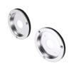 Watermelon Lights Bunk Adapter Stainless Steel Round Marker Light Bezel Cover for Trucks Trailers