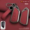 Zinc Alloy Genuine Leather Auto Key Fob Cover Case Housing Fit For Vw Volkswagen Golf 8 Skoda Octavia A8 Mk8 Seat Leon Mk4 Accessory