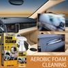 Car Interior Cleaner Foam Spray Upholstery Seats Dashboard Headliner Stain Remover No-Rinse Formula For Auto Detailing