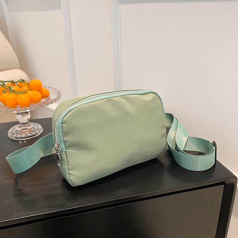 

Stylish Nylon Square Bag In Multiple Colors Perfect For Street Fashion Enthusiasts зелёный