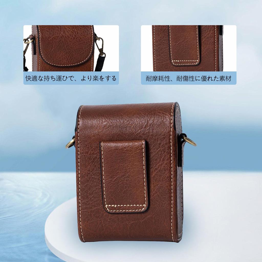 HNWEIWEI Case and Cover for KODAK PIXPRO C1 Camera, Large Capacity, Shockproof, and Windproof, Dark Brown