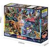 EPOCH 100 Large Piece Jigsaw Puzzle Strongest King Illustrated Book 26x38cm with Glue and Spatula