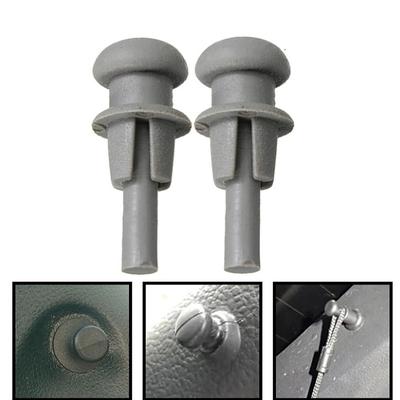 4/10 Stück x GRAUE HUTHUTABLAGE-CLIPS FÜR SCHNUR Plastic FÜR CITROEN SAXO C2 C3 XSARA PICASSO Autozubehör