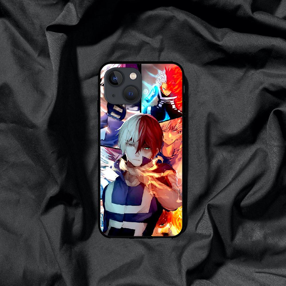 Funda de teléfono Shoto Todoroki Hero Academia para iPhone