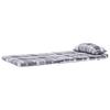 Adirondack Chair Cushions 2 pcs Grey Checkered Pattern Oxford Fabric
