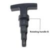 Deburring Tool Pipe Reamer Tool Multi Layer Calibration Reamer 4 in 1 Ratcheting Rotation 16-32mm For Plumbing