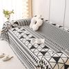 Chenille Sofabezug Stoff Sofahandtuch Minimalistischer Stil Einteiliger Vollbezug Ganzjährig Universal Wohnzimmer Staubdicht Sofadecke