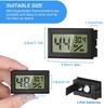 Mini LCD Digital Termometer Hygrometer Temperatur Inomhus Bekväm Temperatursensor Fuktighetsmätare Mätinstrument Kabel