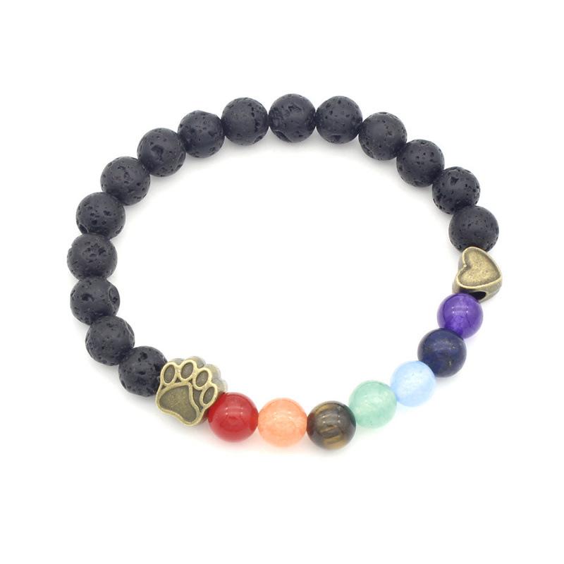 Trendy European & American Pulse Dog Paw Wheel Bracelet Bangle—Hot New Ornament in Stock