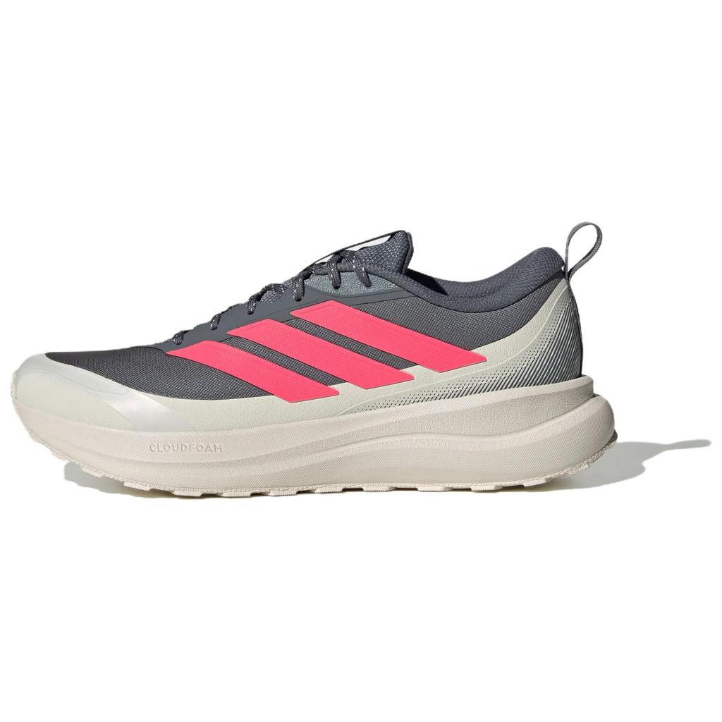 Adidas Runfalcon 6 Running Shoes Men's Low Top Asphalt Gray/Neon Red/Gray IH1831