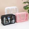 Women Makeup Bag Transparent PVC Cosmetic Bag Travel Make Up Case Wash Bag  Large Capacity Toiletry Organizer Pouch