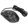 Mouse Wired Colorful Glowing Gaming USB Ultra Accuracy Internet Computer Accessories(Black )