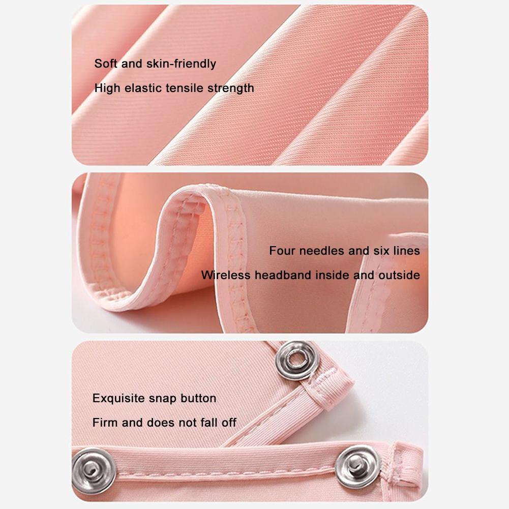 Women Anti-UV Fake Collar Shawl Cooling Neck Wrap Pullover Shoulder Neck Gaiters Ice Silk Sunscreen Outdoor Solid Color Protect