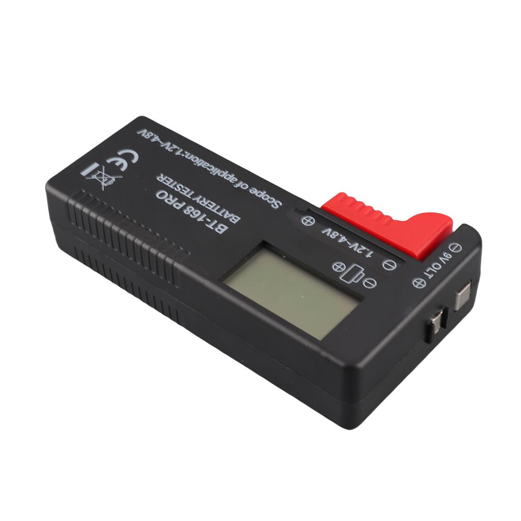    Battery Tester Monitor Small Household Battery Life   Test Meter for AA     9V 1.5V Button Cell Batteries 