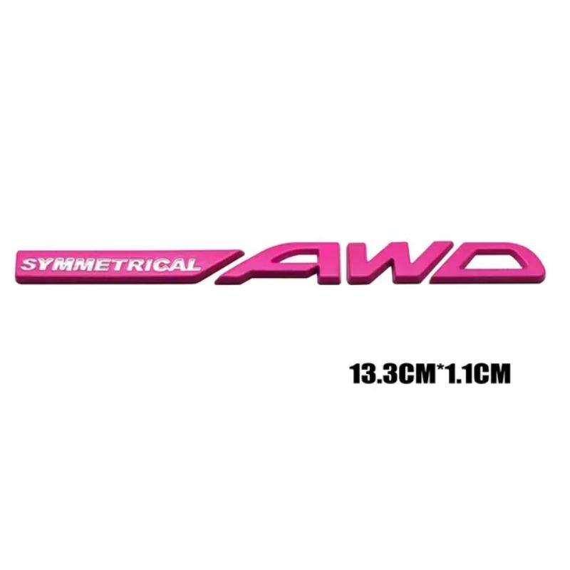 Car Body Sticker Auto Trunk Decorative Badge Decal for SYMMETRICAL AWD Emblem LEVORG STI TRIBECA WRC WRX XV ASCENT
