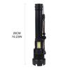 Super Bright Strong Lights Focusing LED Flashlight Outdoor Portable Built-in Rechargeable Battery Multi-function Lights