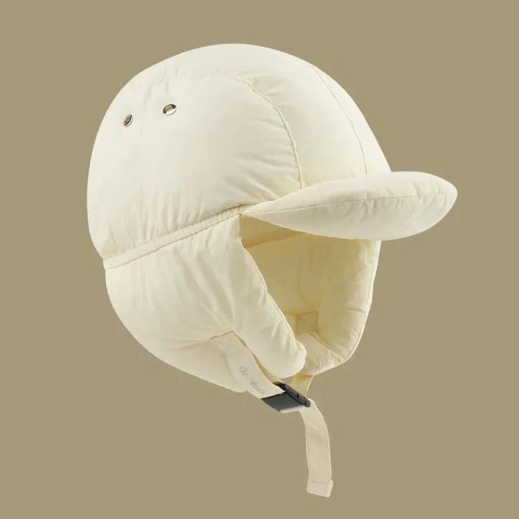 WTEMPO Warm Mixed Cotton Hats Solid Color Thickened Winter Ear Protection Hats Windproof Cold-proof Outdoor Cycling Skiing Hats