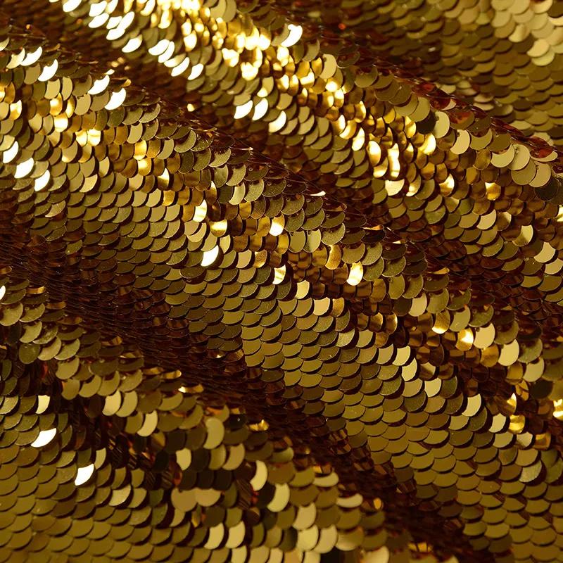 50x130cm 9mm Sequin Cloth Color Butyl Cloth Thickened Opaque Stage Background Cloth Decorative Costume Fabri