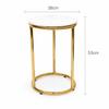 Gold EPL Marble Table Set of 2